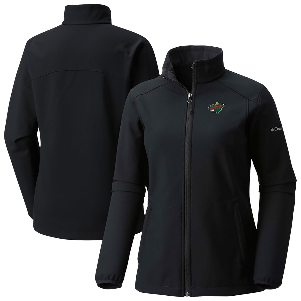  Minnesota Wild Columbia Women's Kruser Ridge III Omni-Shield Softshell Full-Zip Jacket - Black